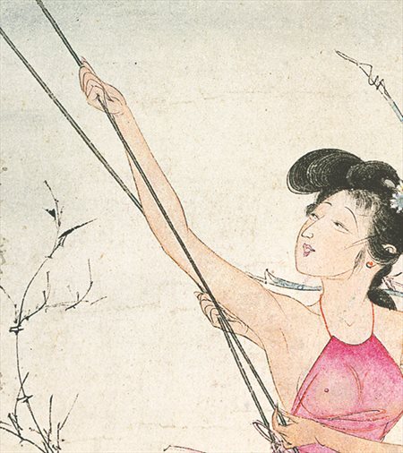 邕宁-胡也佛的仕女画和最知名的金瓶梅秘戏图